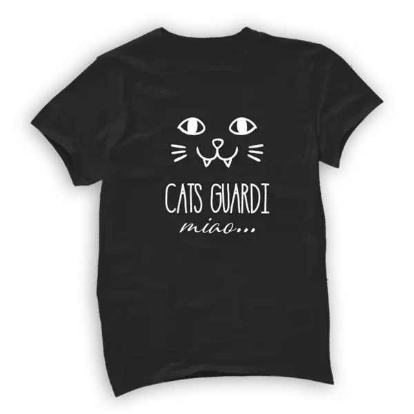 T-Shirt Cats Guardi black