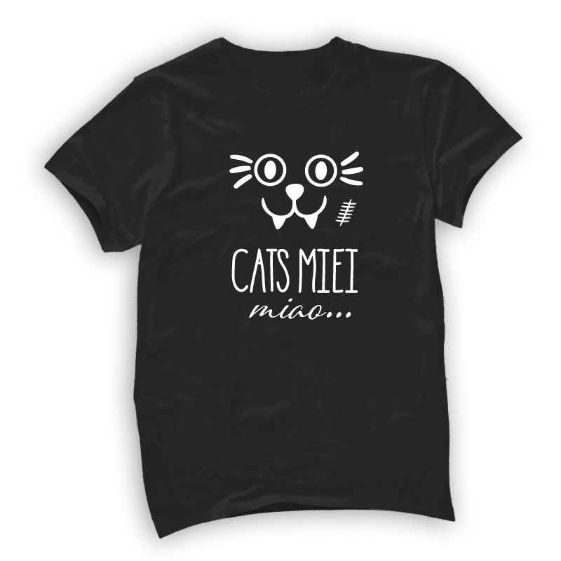 T-Shirt ironiche Cats Miei