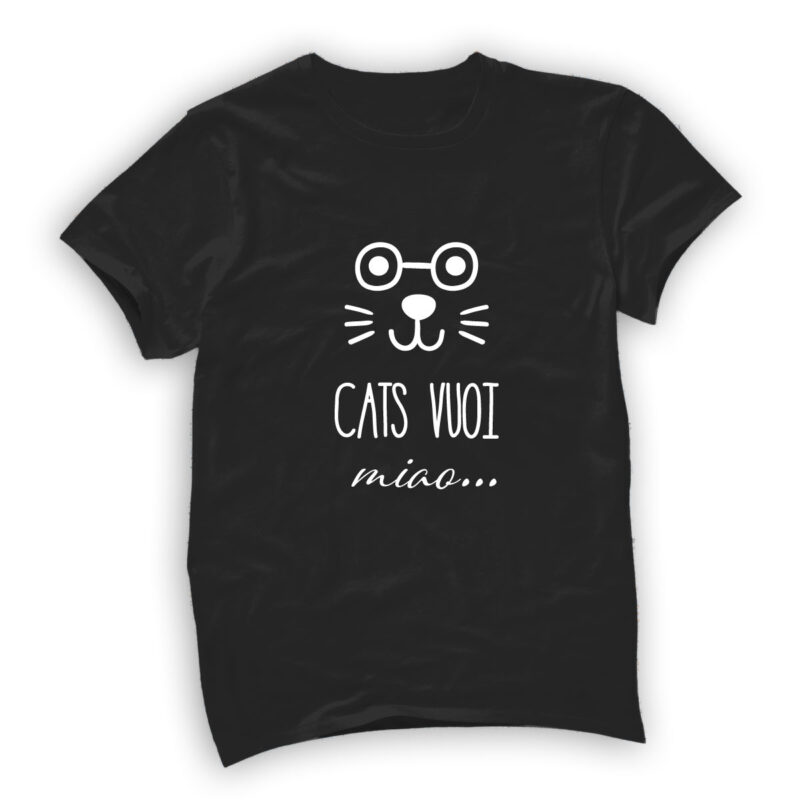 T-Shirt ironiche Cats Tuoi