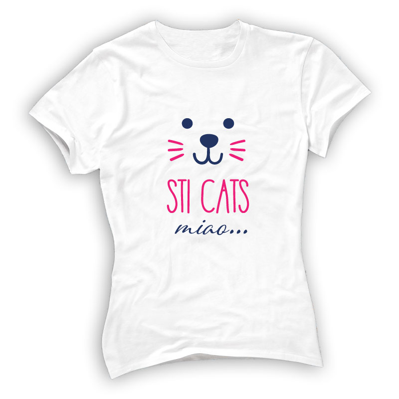 T-Shirt ironiche Sti Cats
